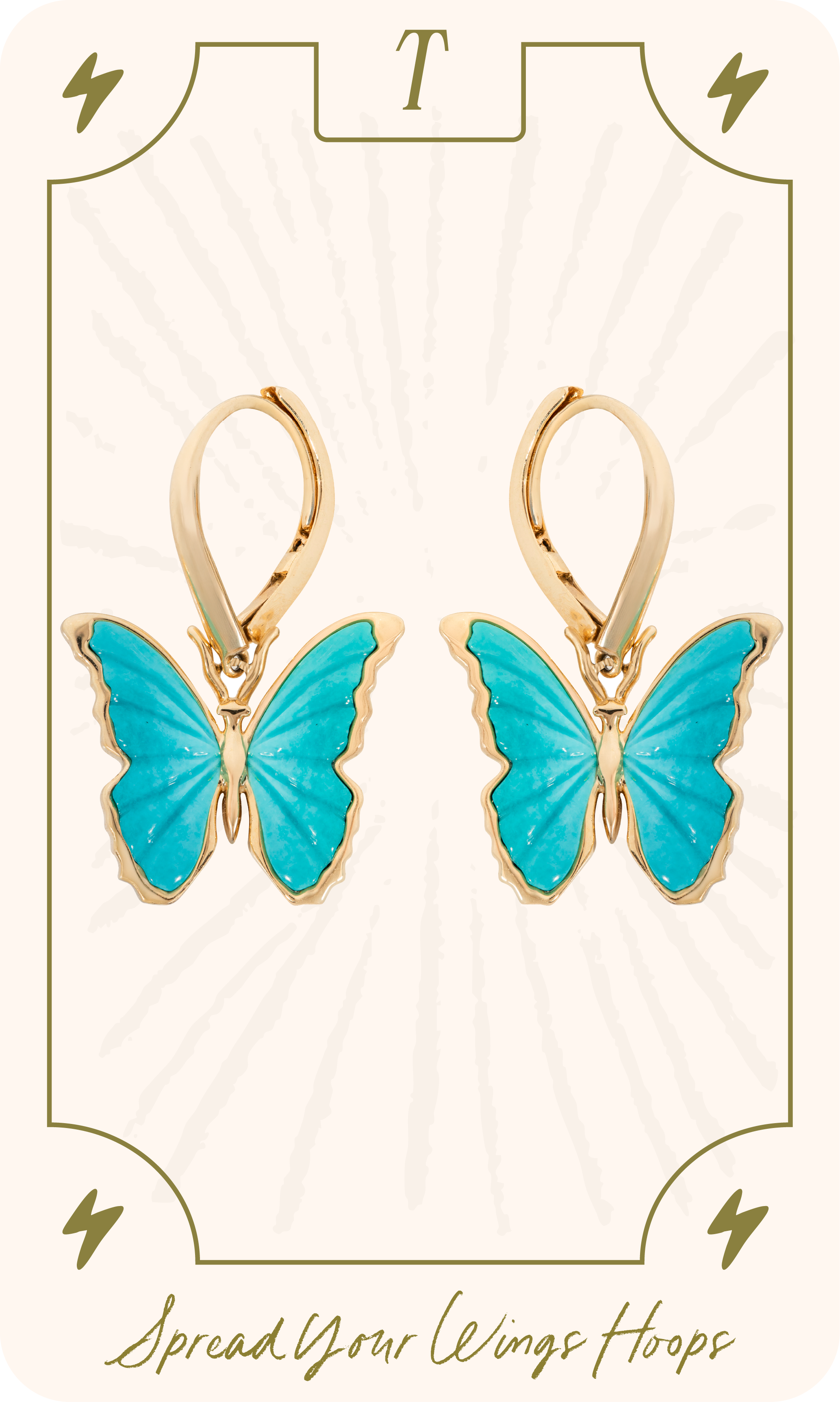 Spread Your Wings Hoops