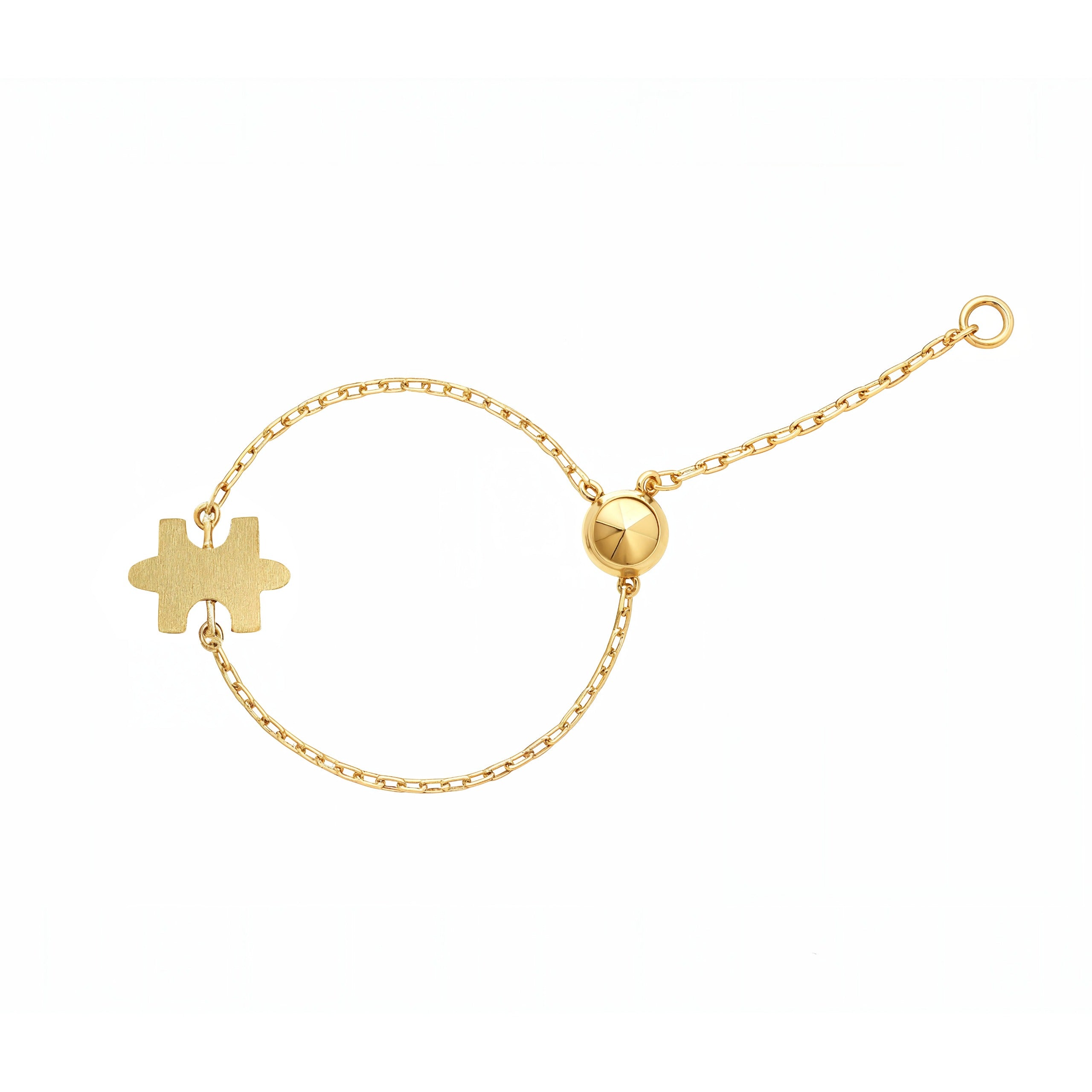 Signature Gold Micro Adjustable Chain Ring