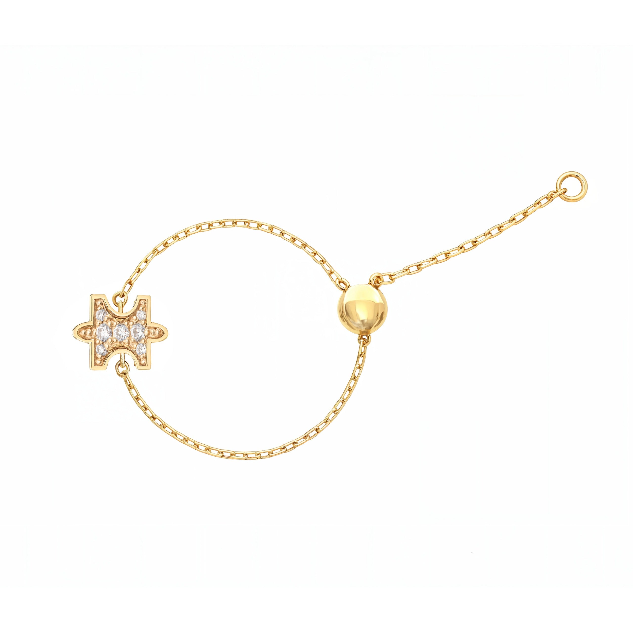 Full-Pavé Micro Adjustable Chain Ring