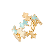 Multi-Enamel Ring in Mint