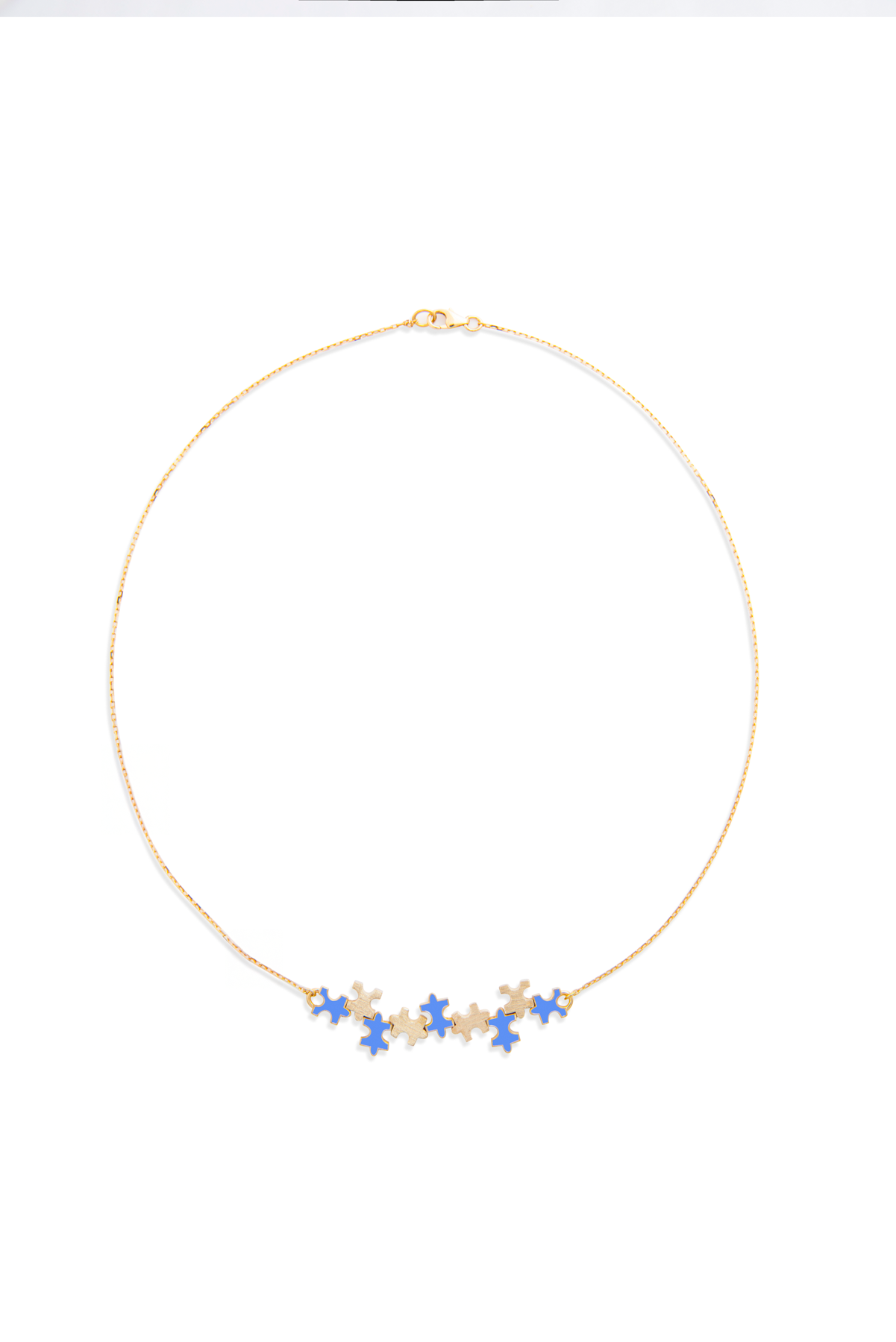 Multi-Enamel Small Necklace