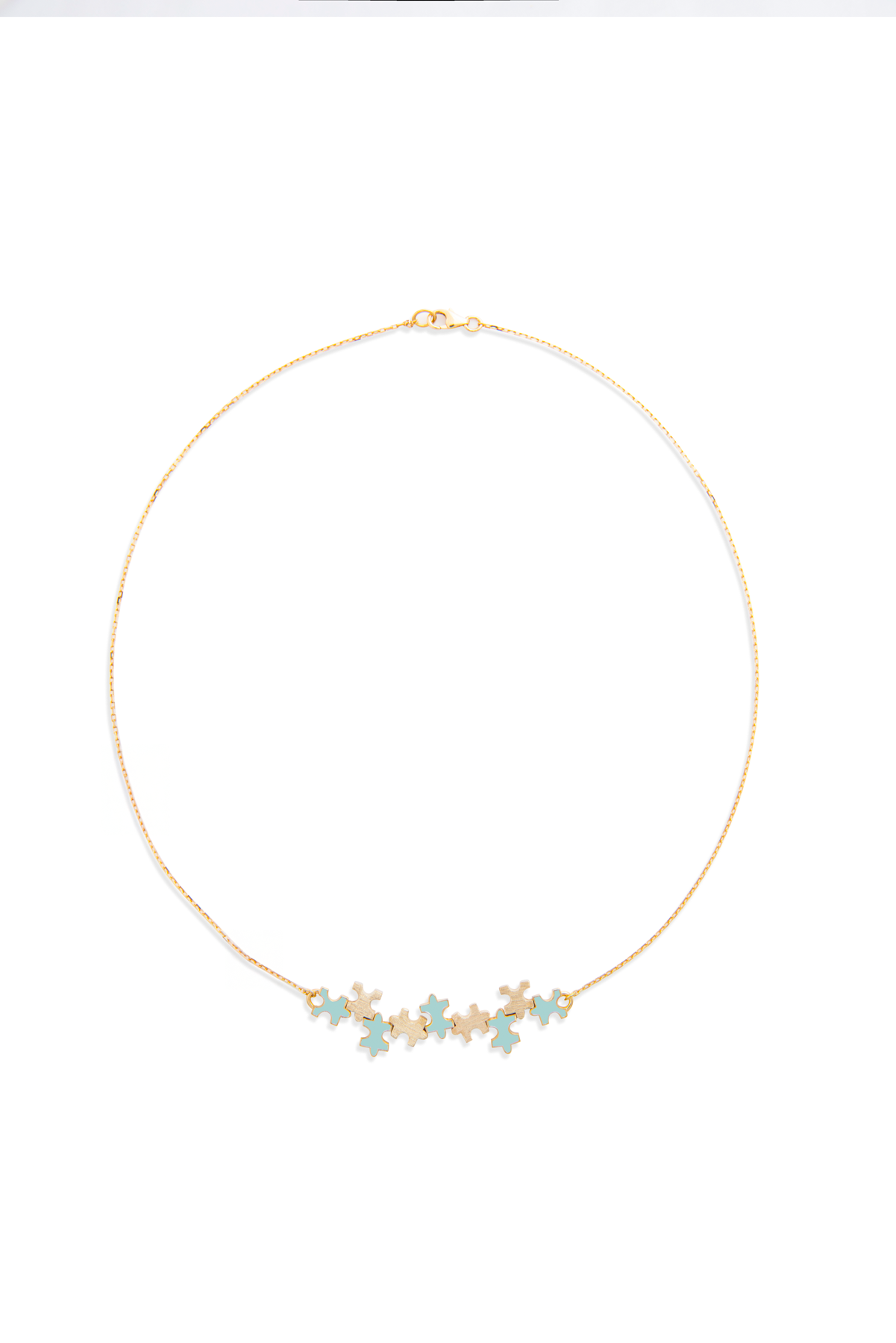 Multi-Enamel Small Necklace