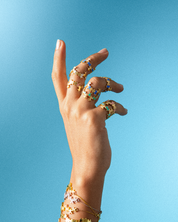 Multi-Enamel Ring in Mint