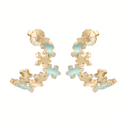 Multi-Enamel Mini Hoops
