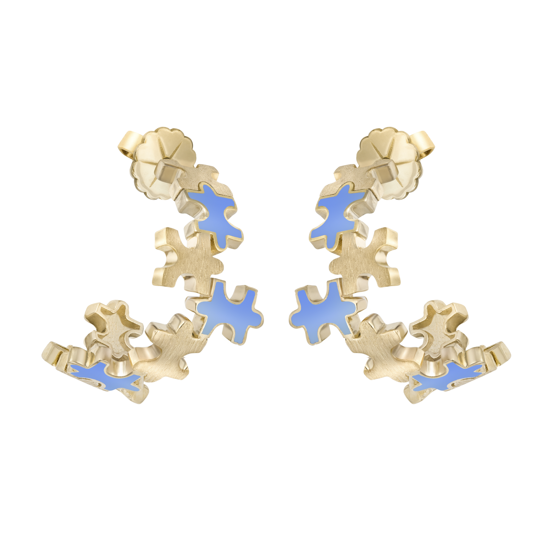 Multi-Enamel Mini Hoops