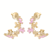 Multi-Enamel Mini Hoops