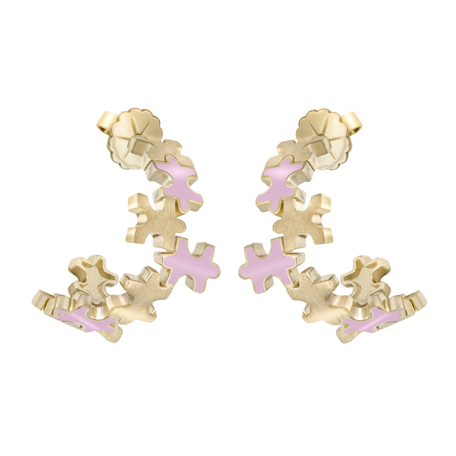 Multi-Enamel Mini Hoops