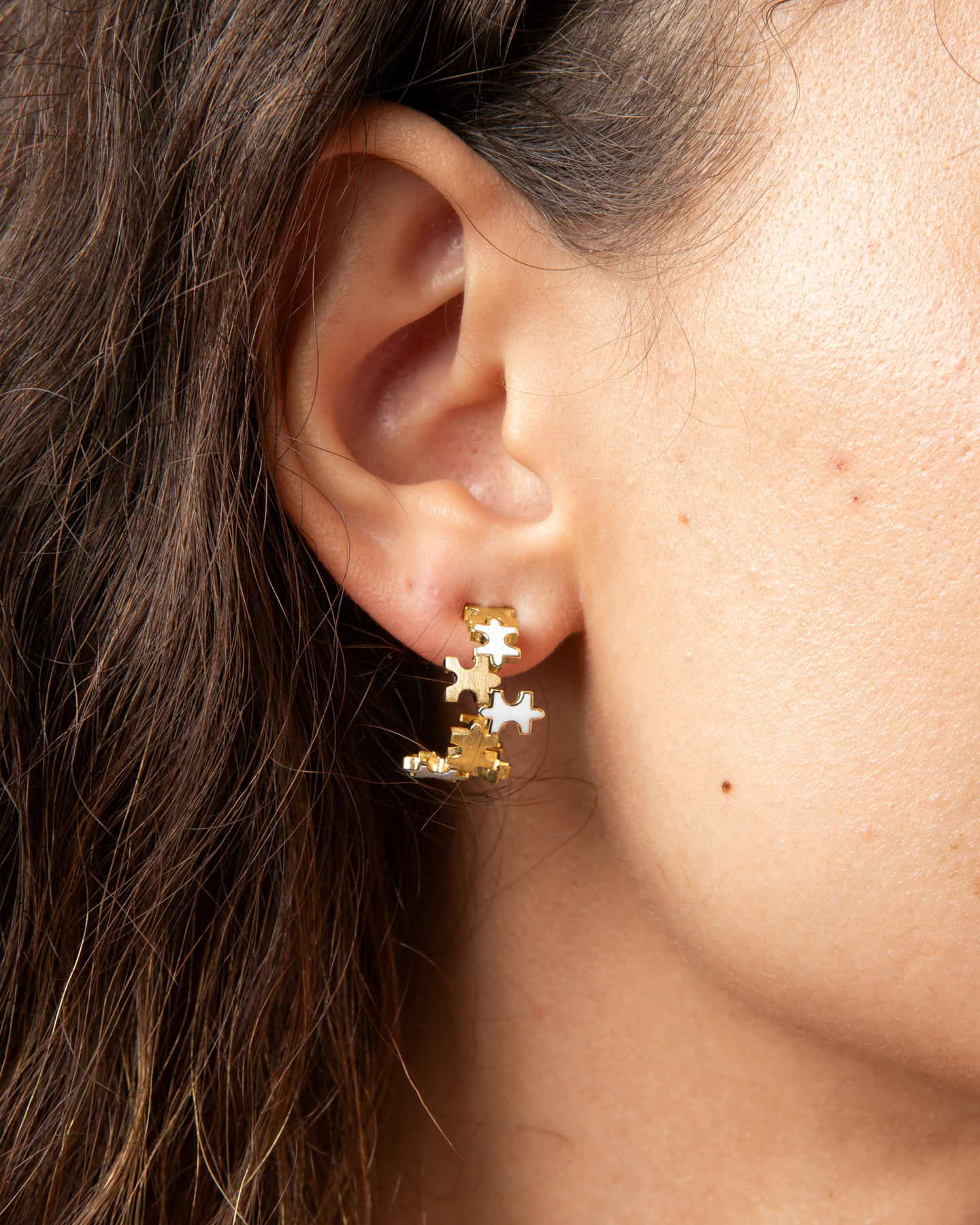 Multi-Enamel Mini Hoops