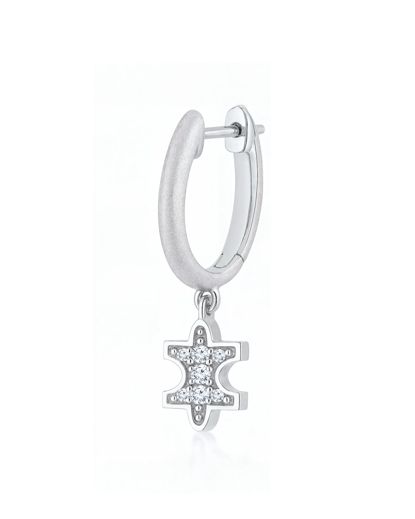 Full-Pavé Micro Hoops