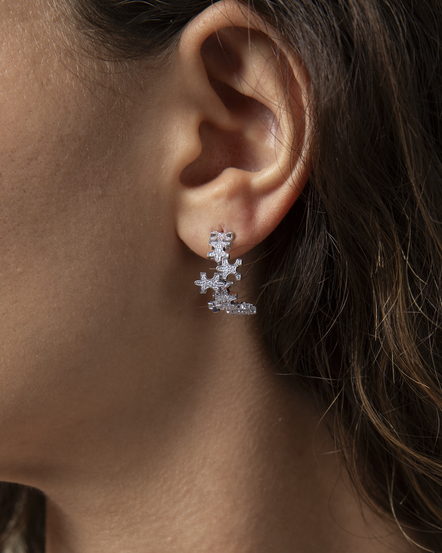 Full-Pavé Small Hoops