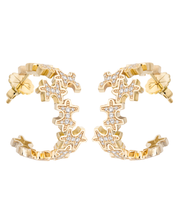 Full-Pavé Small Hoops