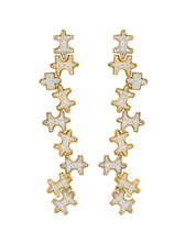 Full-Pavé Long Earrings