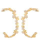 Full-Pavé Large Hoops