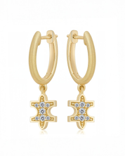 Full-Pavé Micro Hoops