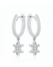 Full-Pavé Micro Hoops