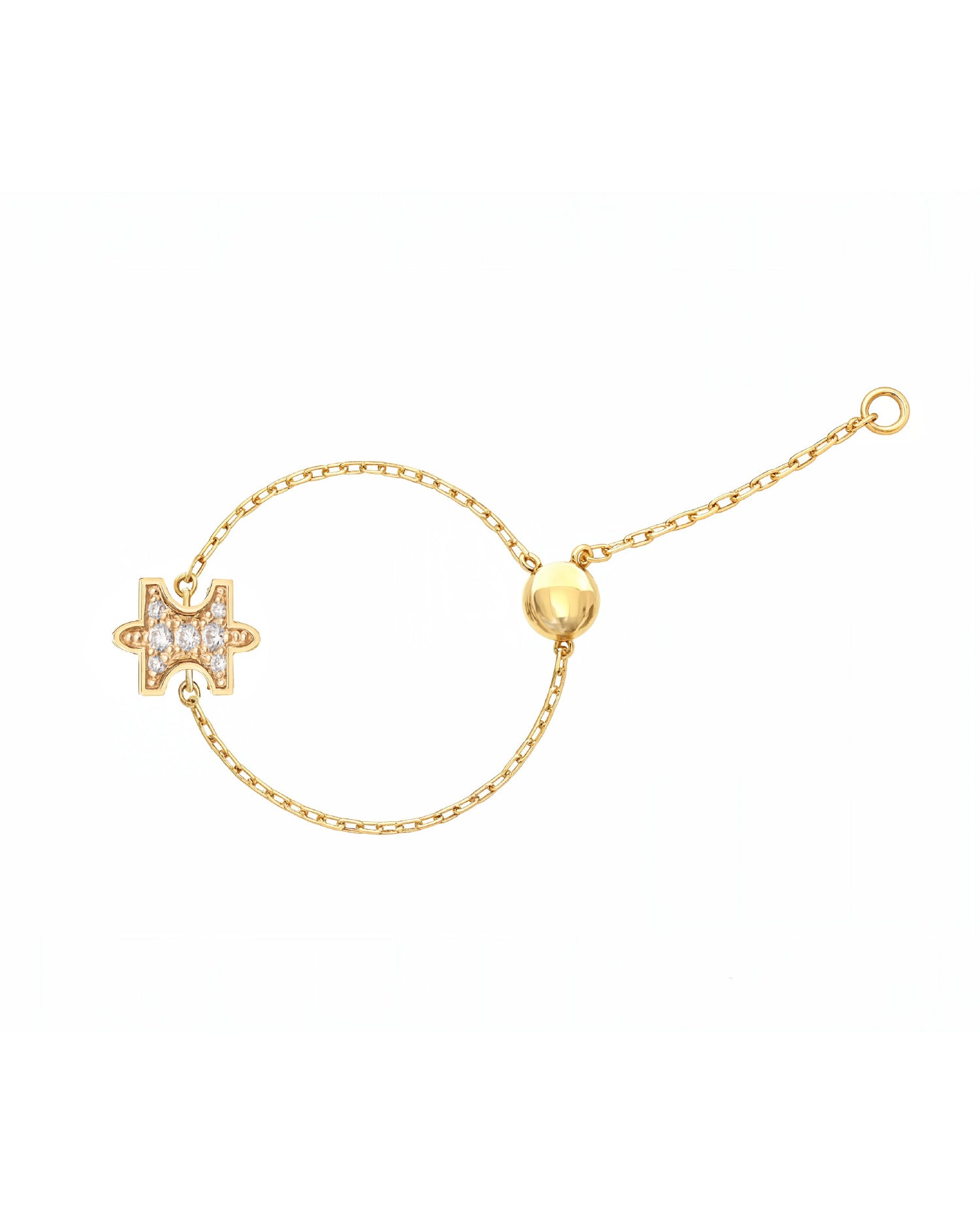 Full-Pavé Micro Adjustable Chain Ring