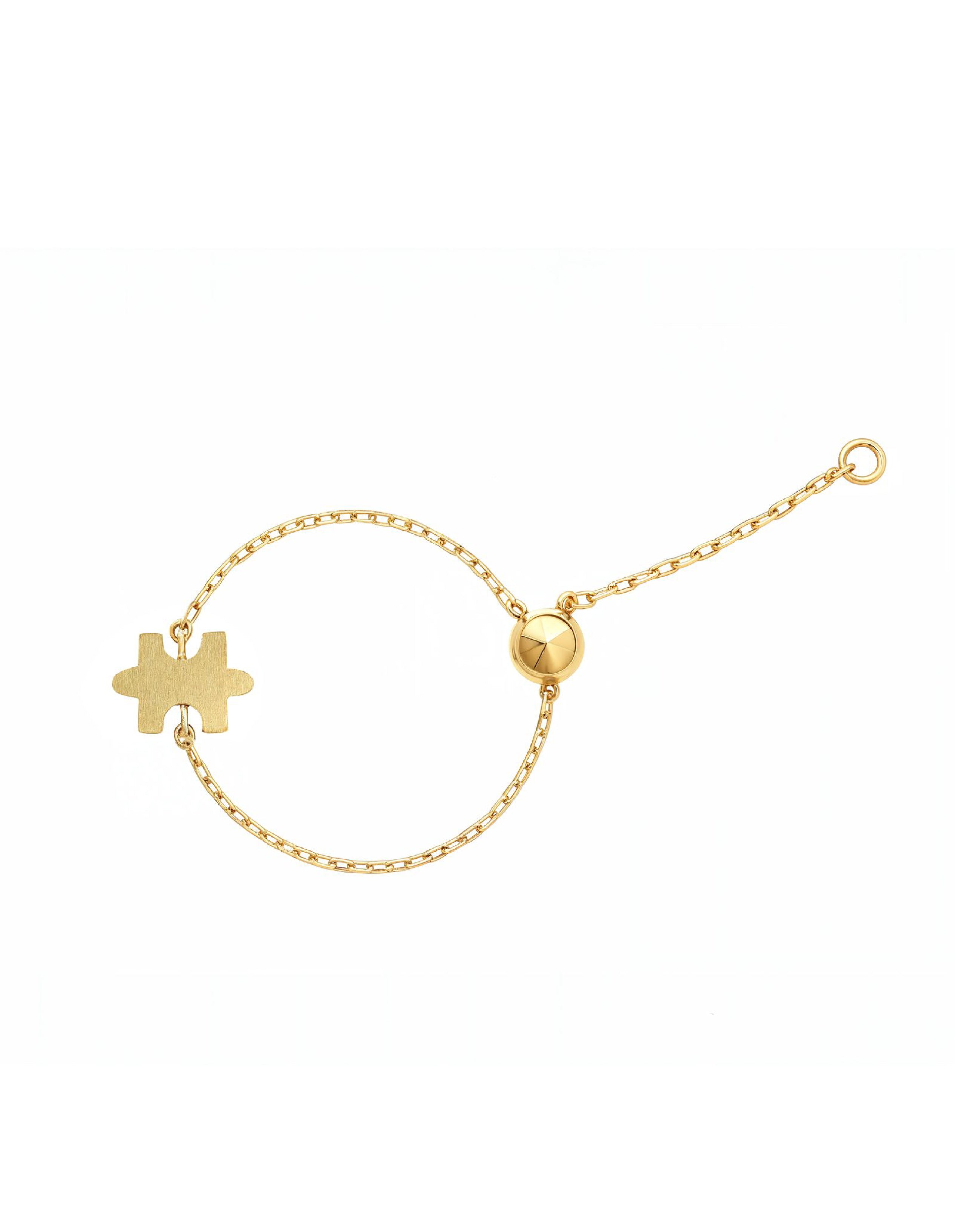 Signature Gold Micro Adjustable Chain Ring