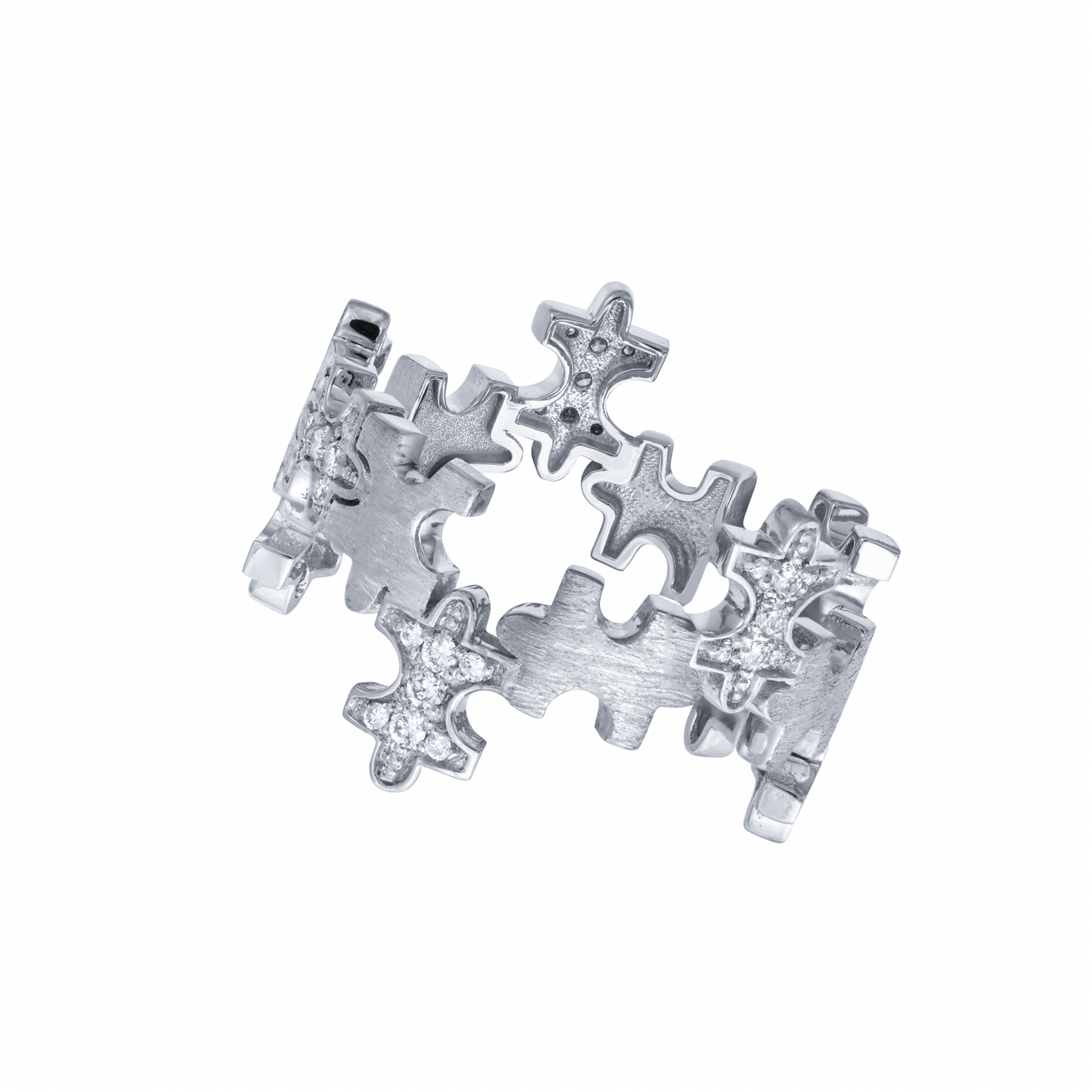 Multi-Pavé Ring