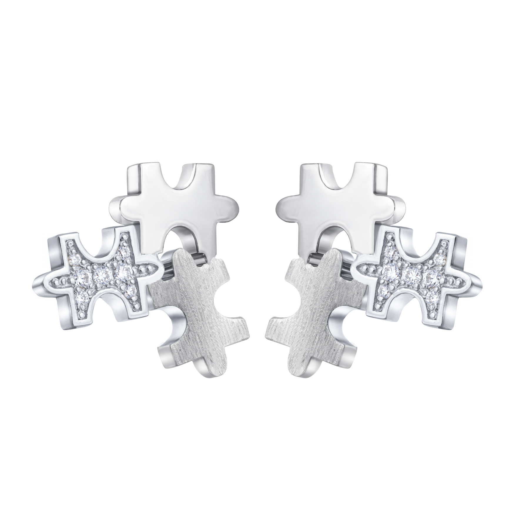 Multi-Pavé Mini Studs
