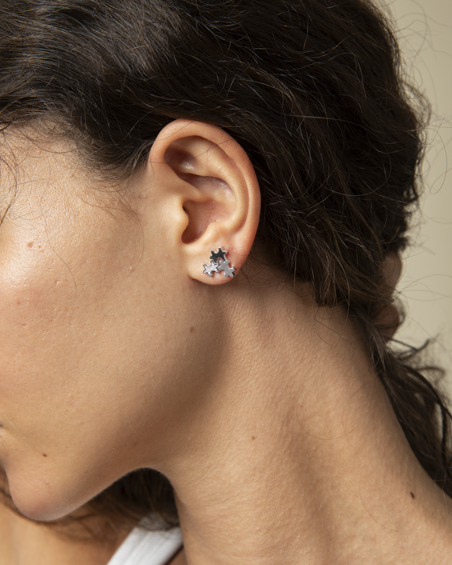 Multi-Pavé Mini Studs