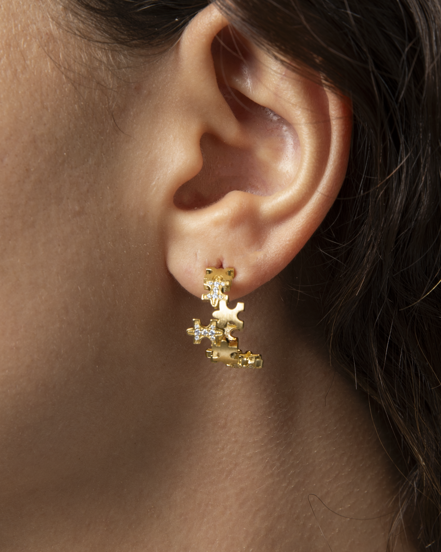 Multi-Pavé Mini Hoops