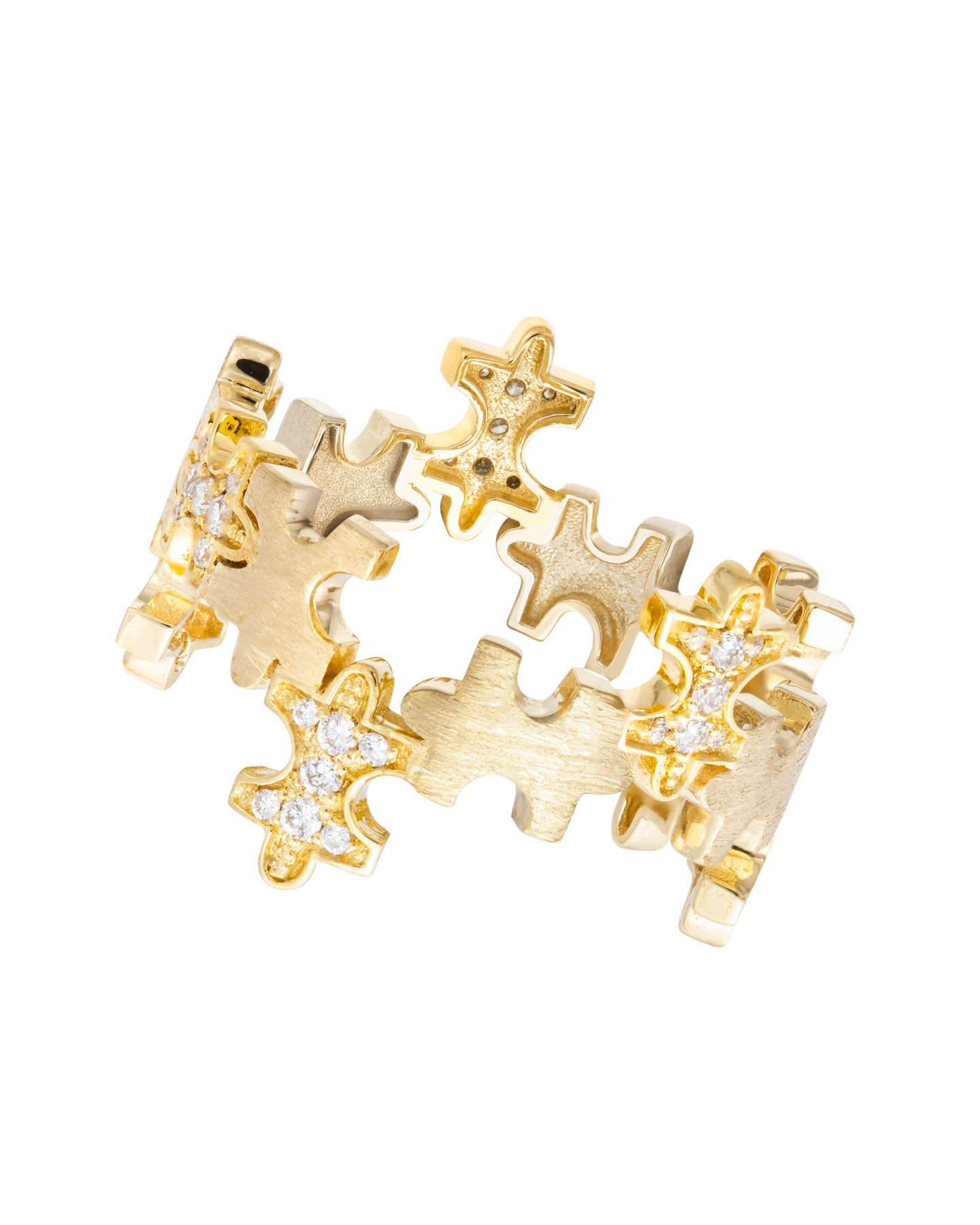 Multi-Pavé Ring