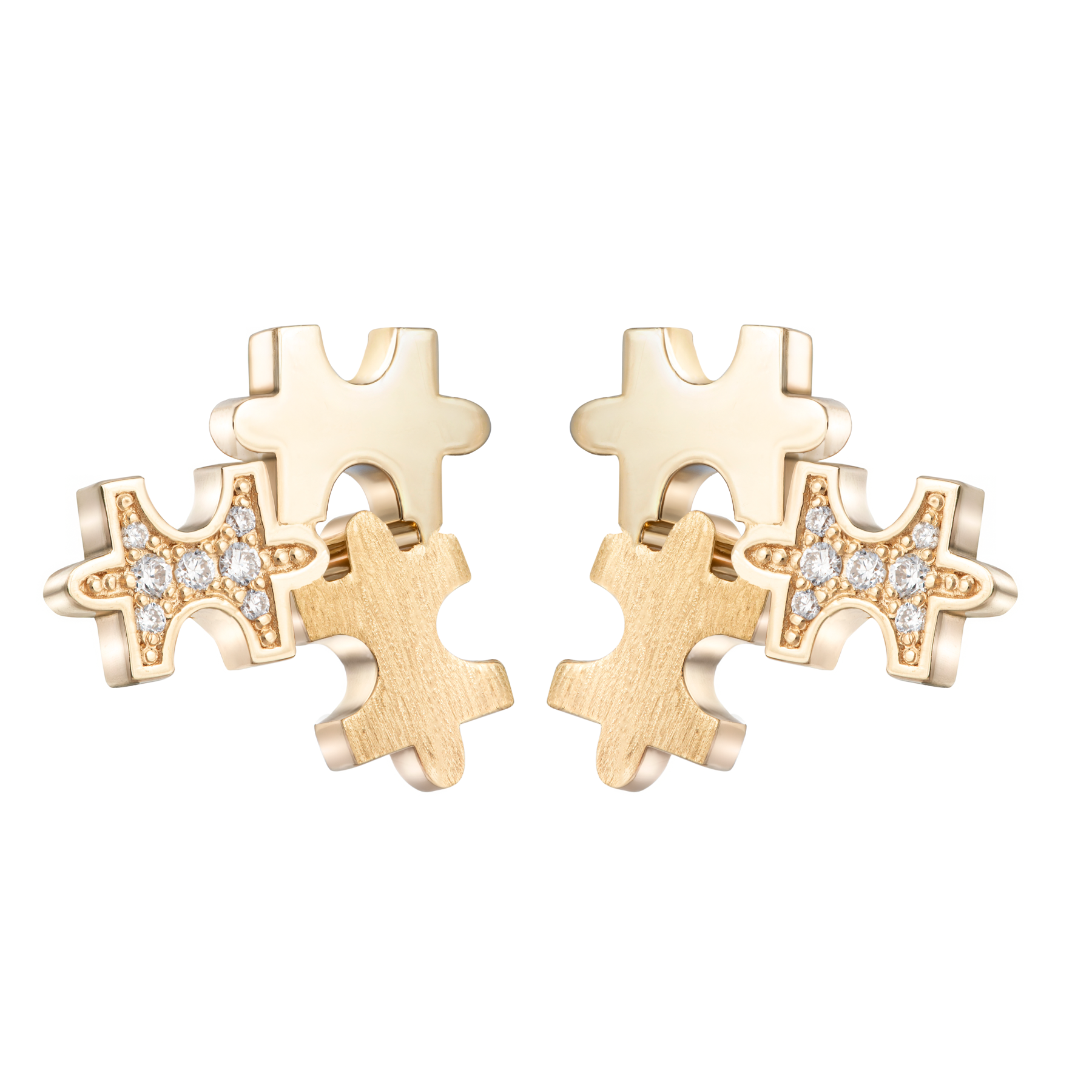 Multi-Pavé Mini Studs