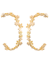 Multi-Pavé Large Hoops