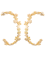 Multi-Pavé Large Hoops