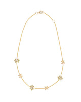 Multi-Pavé Scattered Necklace