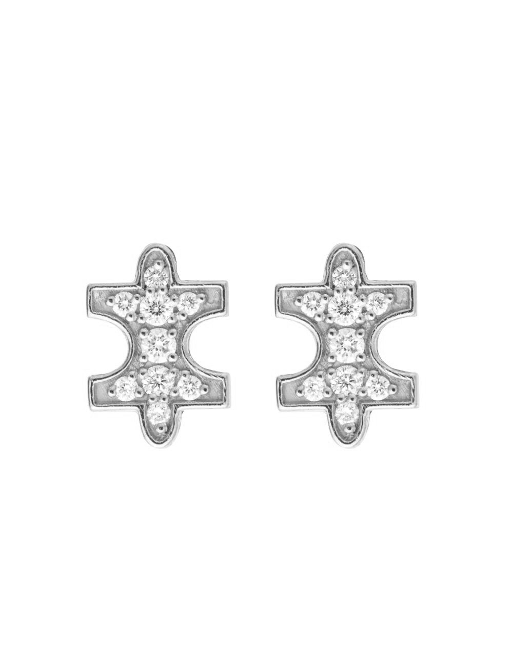 Full-Pave Micro Earring Studs