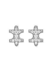 Full-Pave Micro Earring Studs